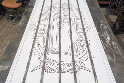 Virgin Mary Security Door