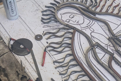 Virgin Mary Security Door