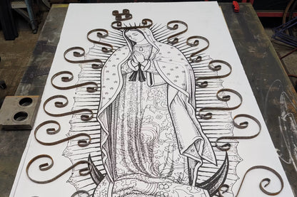 Virgin Mary Security Door