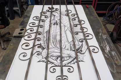 Virgin Mary Security Door
