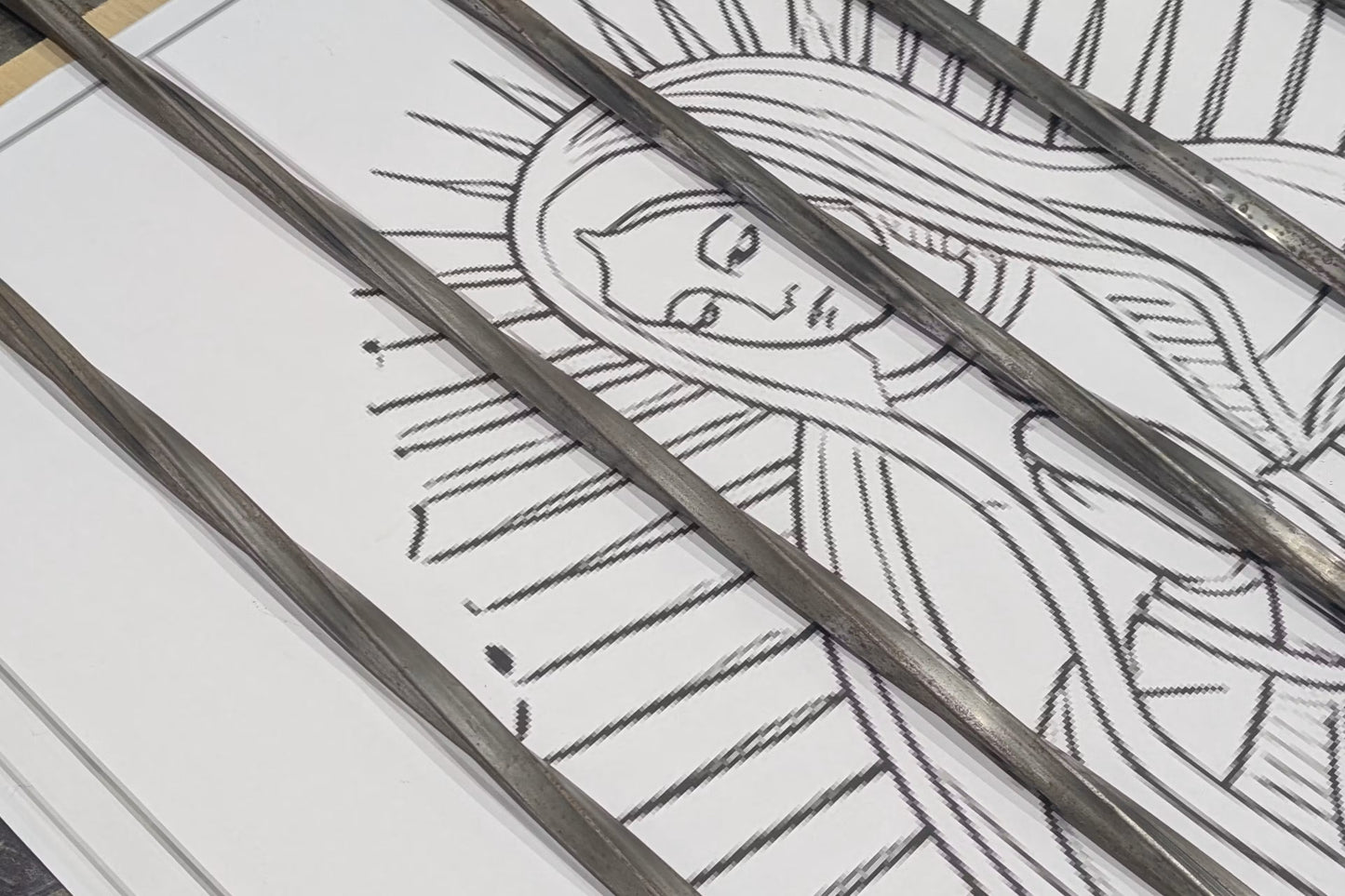 Virgin Mary Security Door